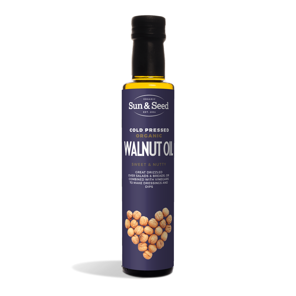 Sun &amp; Seed - Walnut Oil - Organic, Cold Pressed (250ml)