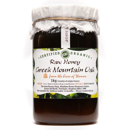 Raw Organic Honey - Artisan Greek Mountain Oak 1kg