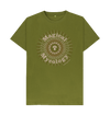 Moss Green Men&#39;s Organic Cotton T-shirt - Magical Mycology