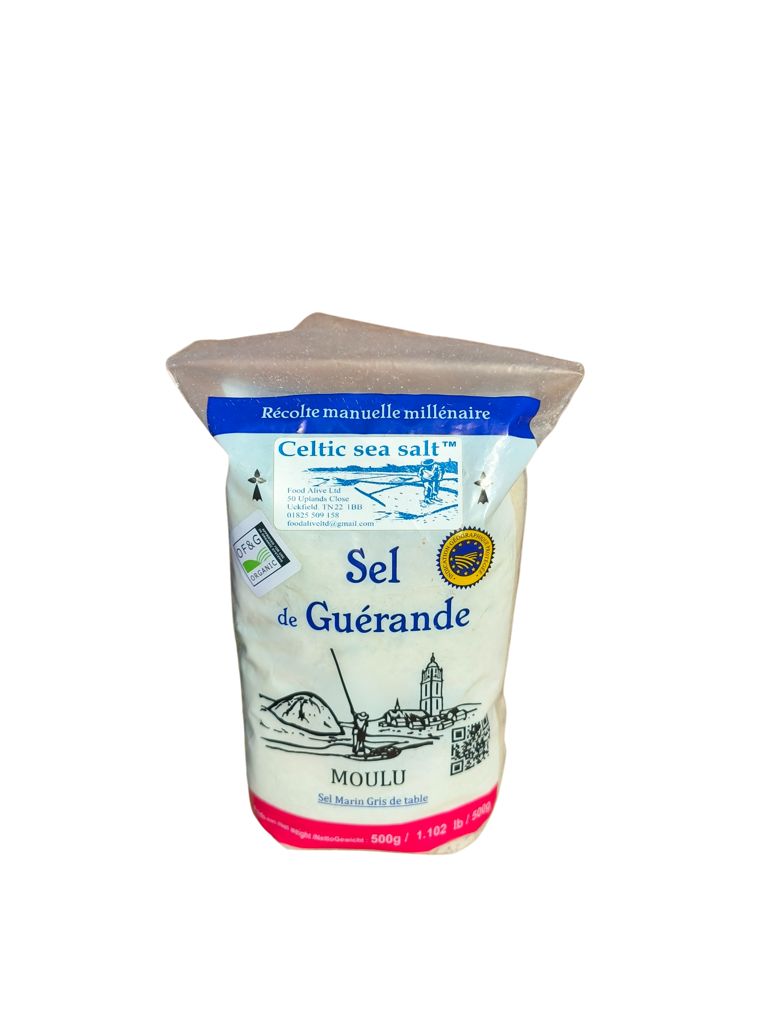 Celtic Sea Salt COARSE (1kg), Sel de Guerande
