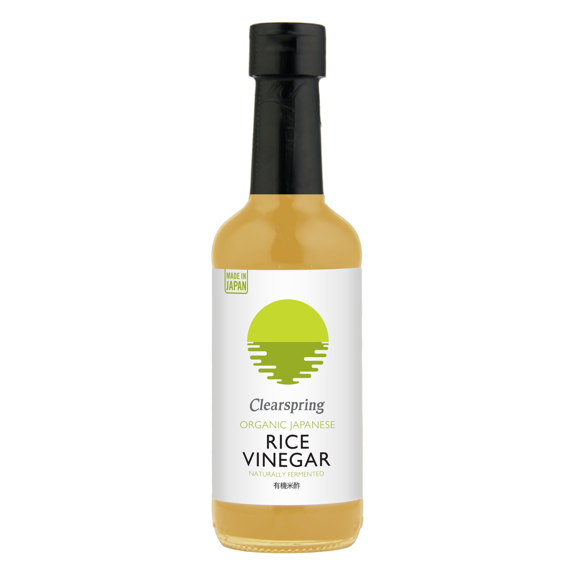 Organic Japanese Rice Vinegar | Clearspring | Raw Living | Clearspring Organic Japanese Rice Vinegar has a full-bodied yet gentle character. Its exquisite quality comes from using organic brown rice & slow maturation.